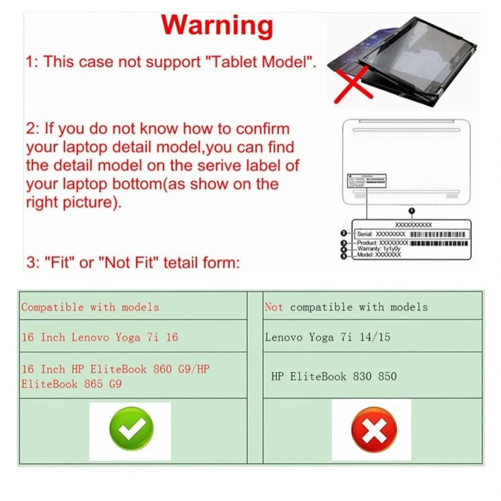 Alapmk Protective Laptop Case for 16
